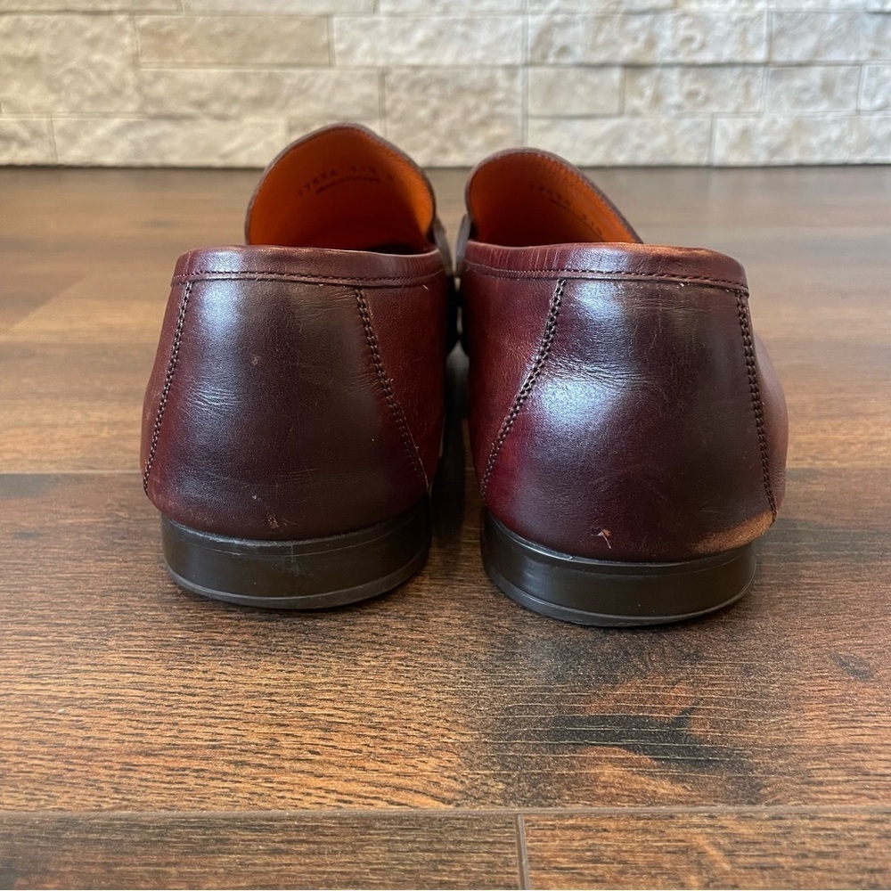 Magnanni Men's Brown Leather Dress Shoes Size 11.5 - Picture 9 of 11
